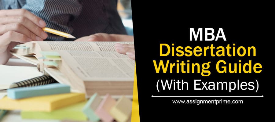 MBA Dissertation Writing Guide